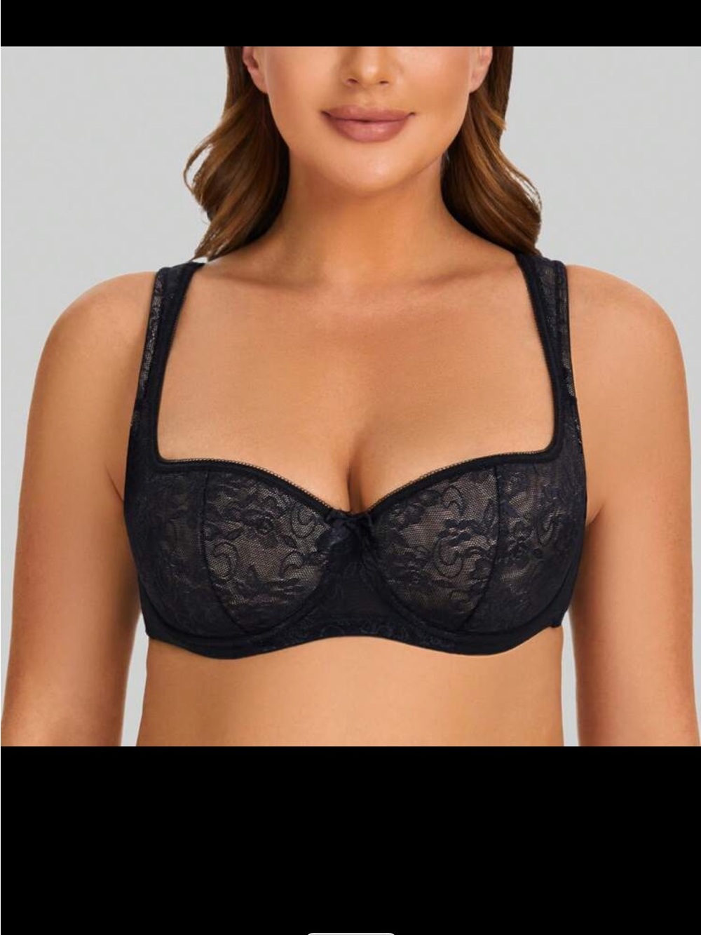 Lace balconette bra NWT 38E